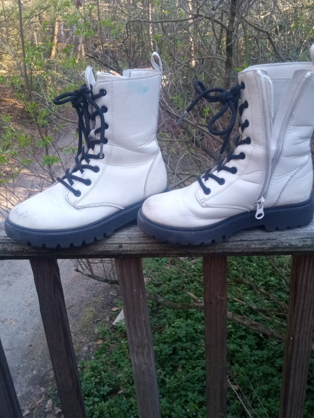 White boots